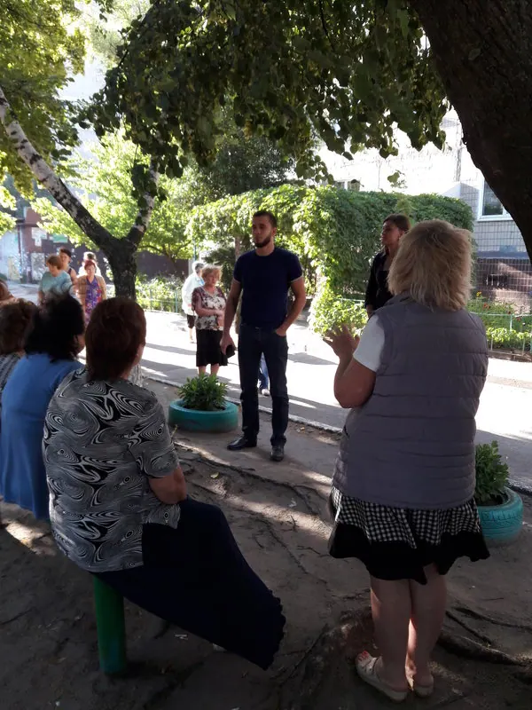 Зустріч та благоустрій двору. Вул. Калинова, 49 — фото 2
