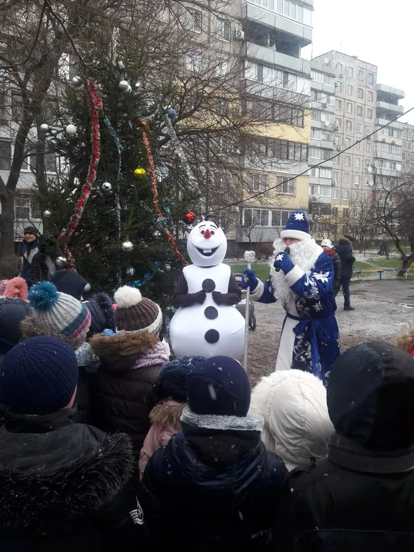 Новорічне свято на житловому масиві Сонячний — фото 1