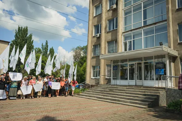 Акції протесту "Громадської сили" та мешканців міста проти підвищення тарифів на вивіз сміття — фото 12
