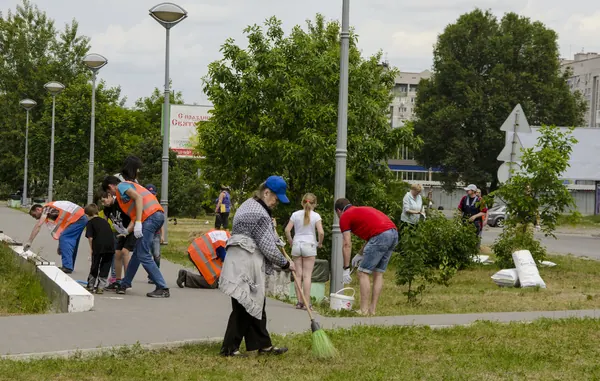 Велике прибирання на житловому масиві Ломівській — фото 8
