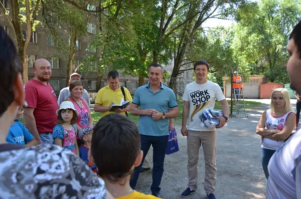 Відновлено ще один спортивний майданчик міста. Янгеля, 7 — фото 11